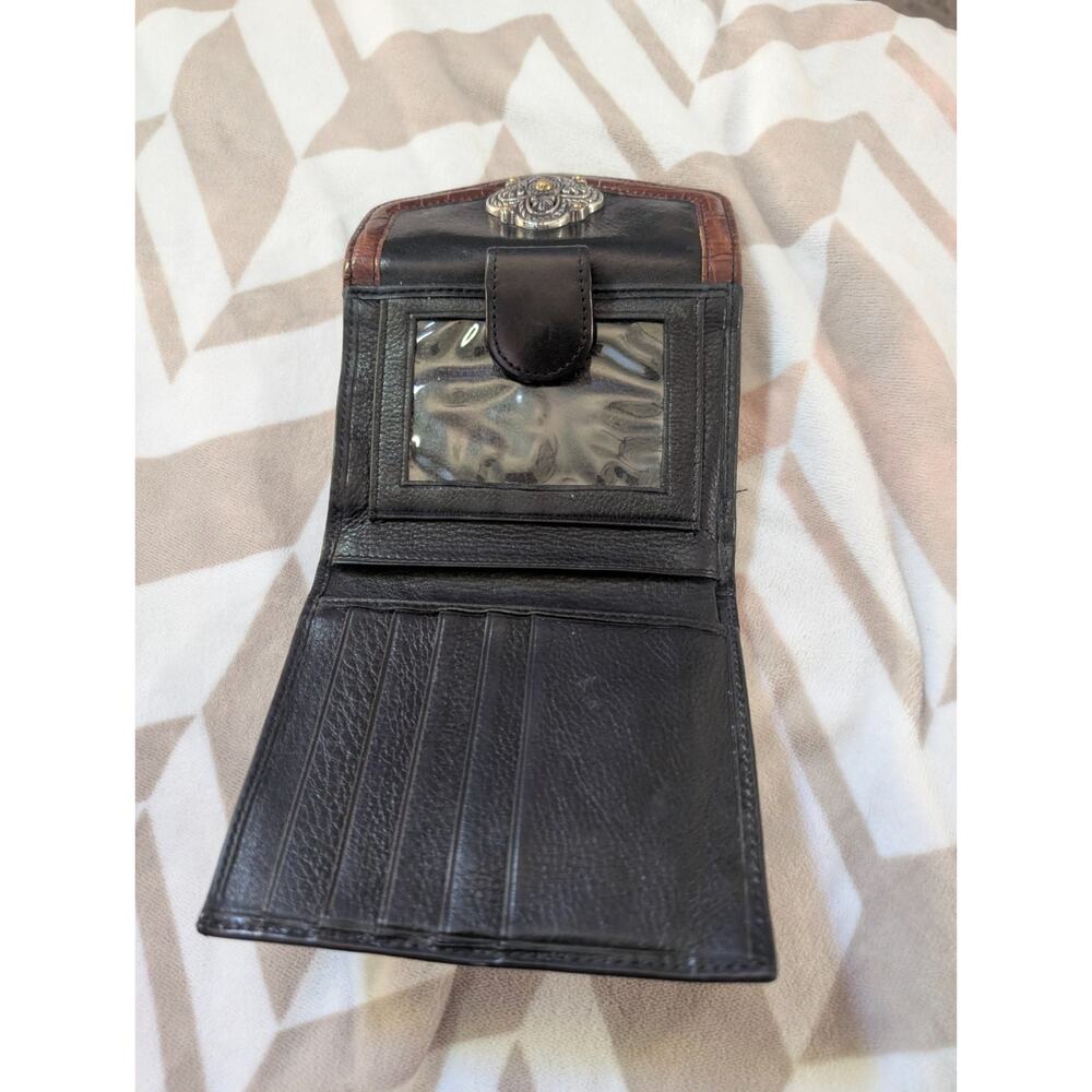 brighton brown leather shoulder bag with two wallets - Picture 4 of 7